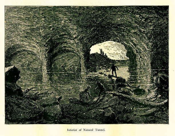istock Interior of Natural Tunnel, Virginia 160195769