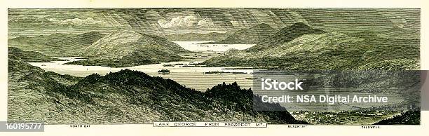 Lago George Nova Iorque - Arte vetorial de stock e mais imagens de América do Norte - América do Norte, Ao Ar Livre, Appalachia