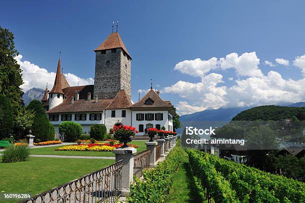 Schloss Spiez Stockfoto und mehr Bilder von Architektur - Architektur, Bauwerk, Berg