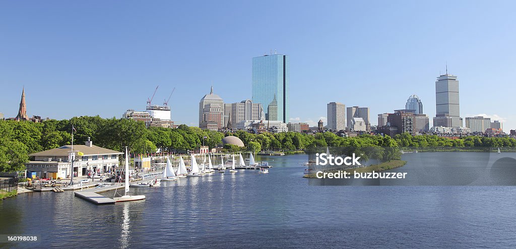 Boston Park e Marina - Foto stock royalty-free di Boston - Massachusetts