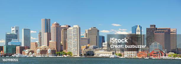 Bellissimo Panorama Della Città Di Boston - Fotografie stock e altre immagini di Boston - Massachusetts - Boston - Massachusetts, Orizzonte urbano, Giorno