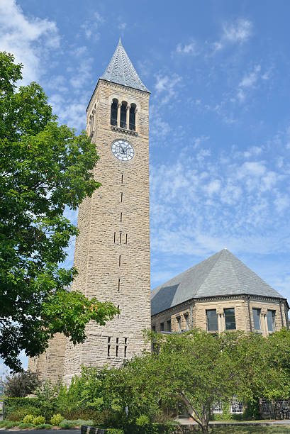 mcgraw tower di cornell university - mcgraw foto e immagini stock