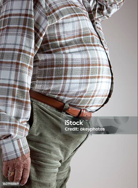 Sovrappeso - Fotografie stock e altre immagini di Addome - Addome, Sovrappeso, Adulto in età matura
