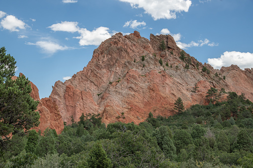 Red rock park and amphitheater in Denver Colorado