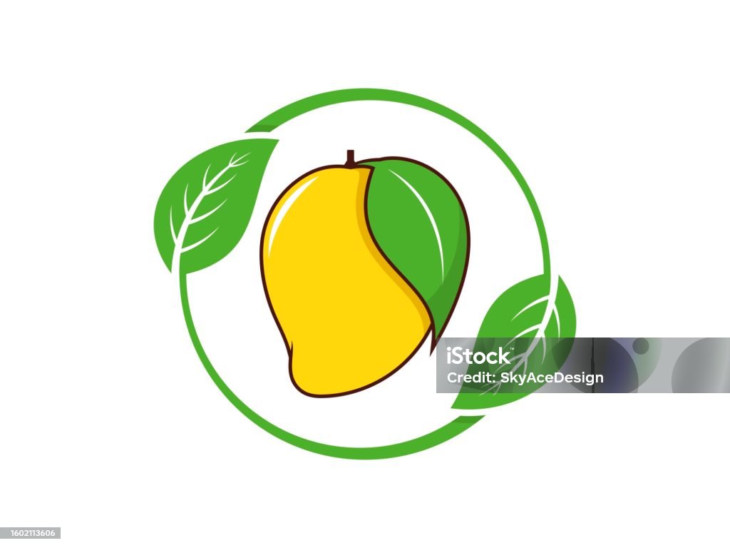 Mango Circular Ilustración de Hoja Circular Con Mango En Su Interior y más Vectores ...