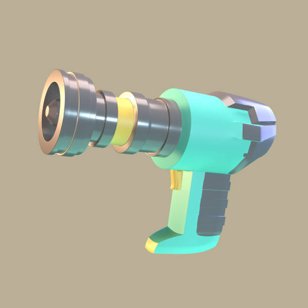istock 3D icon welding torch rendered isolated on the colored background 1602206630