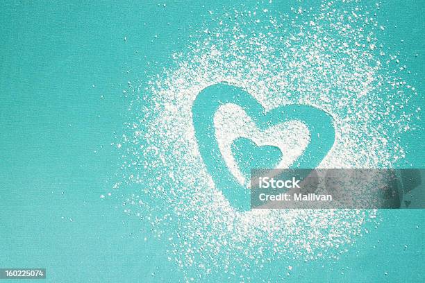 Forma De Corazón Foto de stock y más banco de imágenes de Azúcar - Azúcar, Fondos, Molido