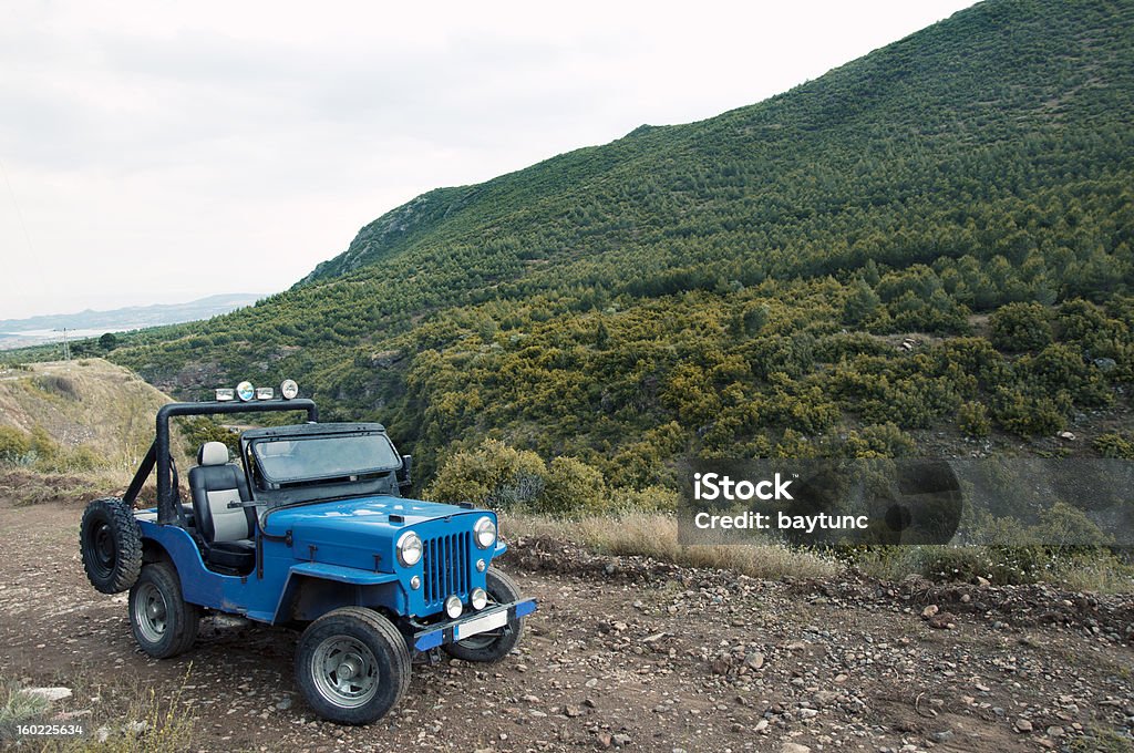 Jeep en la naturaleza - Foto de stock de Vacío libre de derechos