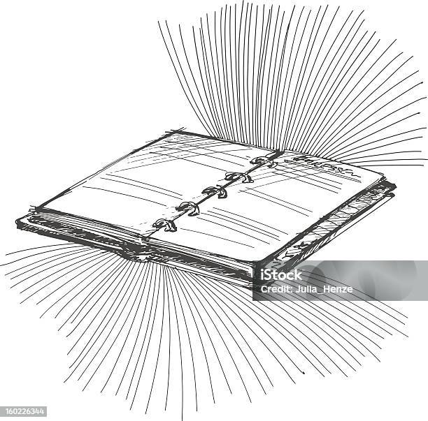 Ilustración de Organizador De Dibujo A Mano y más Vectores Libres de Derechos de Abierto - Abierto, Clip Art, Color negro