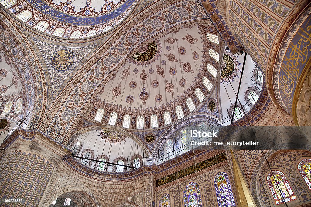 Sultanahmet 블루 모스크 이스탄불의 하띤-내륙발 - 로열티 프리 0명 스톡 사진