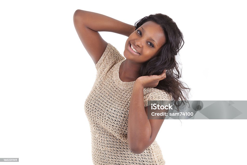 Jovem adolescente afro-americano - Foto de stock de Adolescente royalty-free