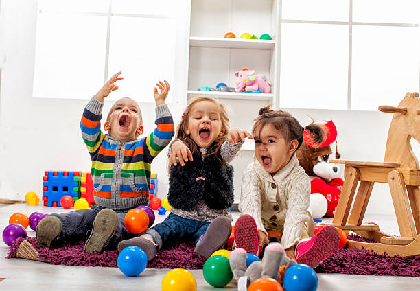 istock Kids playing in the room 160231526