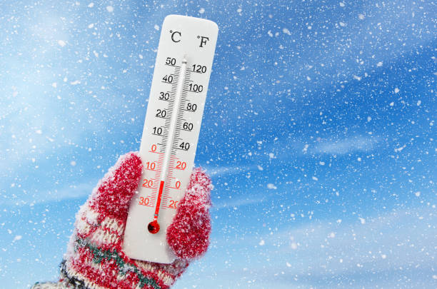 istock White celsius and fahrenheit scale thermometer in hand. Ambient temperature minus 15 degrees celsius 1602330007