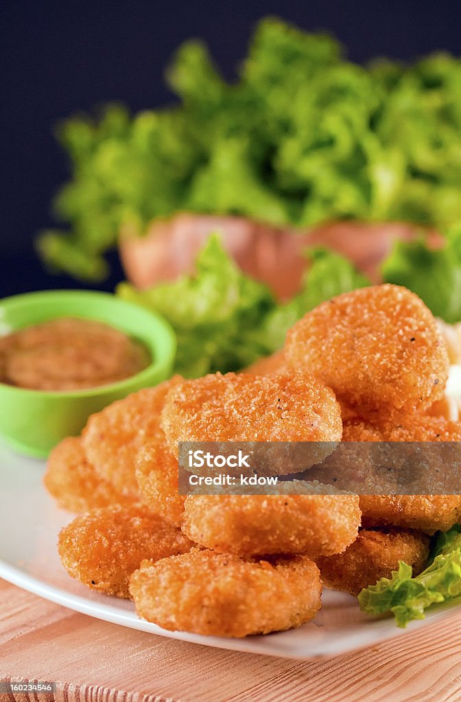 Chicken Nuggets - Lizenzfrei Abnehmen Stock-Foto