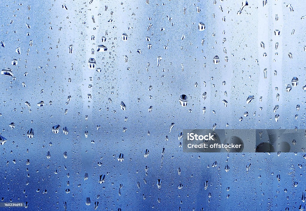 Gotas na windowpane - Royalty-free Abstrato Foto de stock