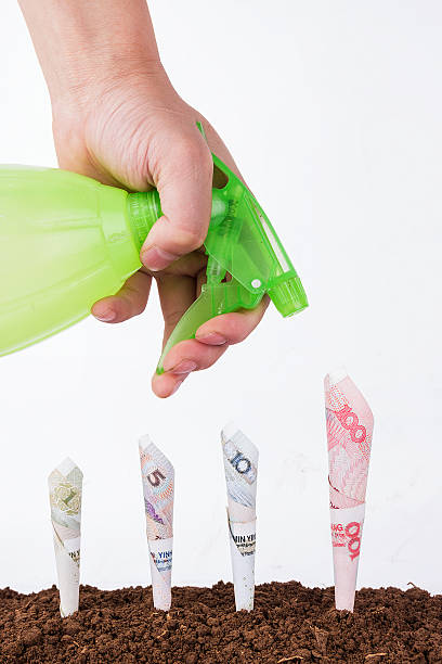 istock Watering Money to Make it Grow 160235190