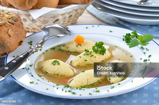 Semolina Dumpling Soup Stock Photo - Download Image Now - Couscous, Dumpling, Soup