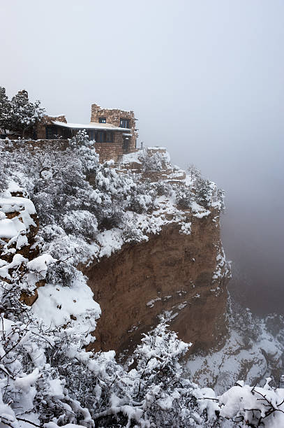 istock Foggy day at Grand Canyon 160237528