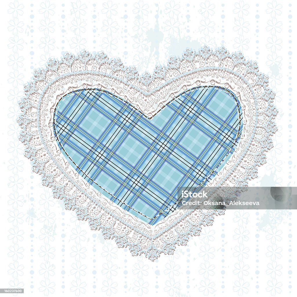 Дизайнер обрамляют сердце - Векторная графика Абстрактный роялти-фри