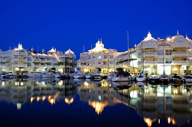 istock Benalmadena marina at night, Spain. 160238087