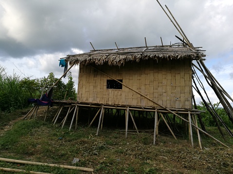 This is House on top hill in  Bangladesh.