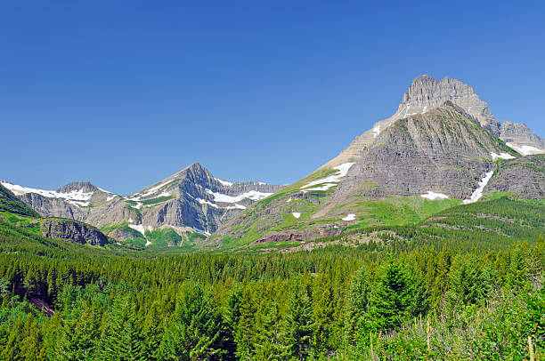 istock Jagged Peaks against a blue sky 160238279