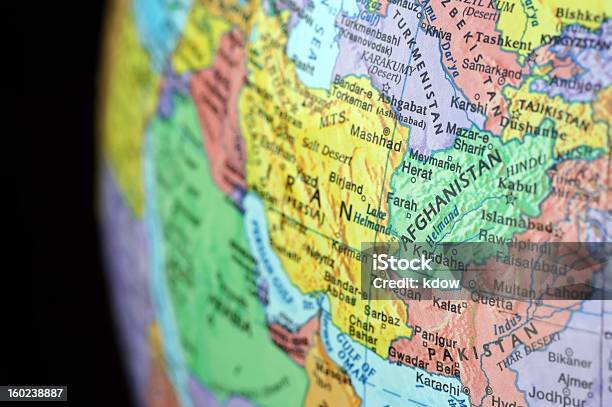 Afghanistan And The World Stock Photo - Download Image Now - Afghanistan, Map, Globe - Navigational Equipment