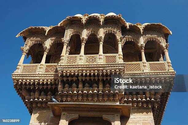 Haveli Di Jaisalmer Golden City Rajasthan India - Fotografie stock e altre immagini di Antico - Condizione - Antico - Condizione, Architettura, Asia