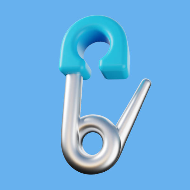 istock Stylized Baby Pin 3D Illustration 1602391202