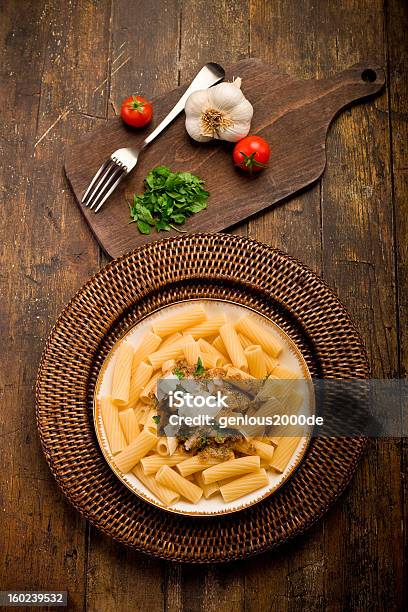 Pasta Con Ajo Pesto Foto de stock y más banco de imágenes de Ajo - Ajo, Alimento, Alimentos cocinados
