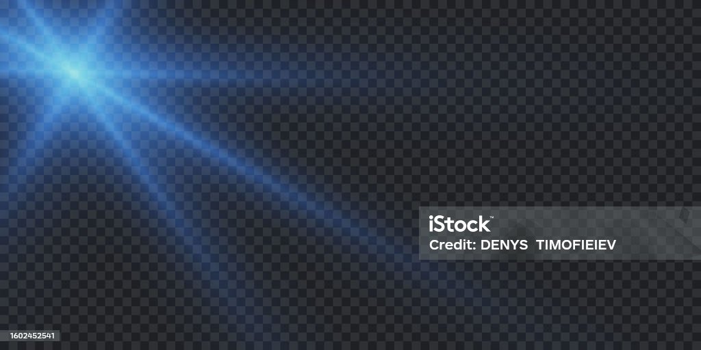 Color Flash Blue Blue Light Blue Flash Blue Glow Magic Light Rays Of Light On A ...