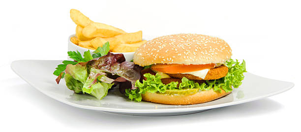 istock Burger and fries 160245958