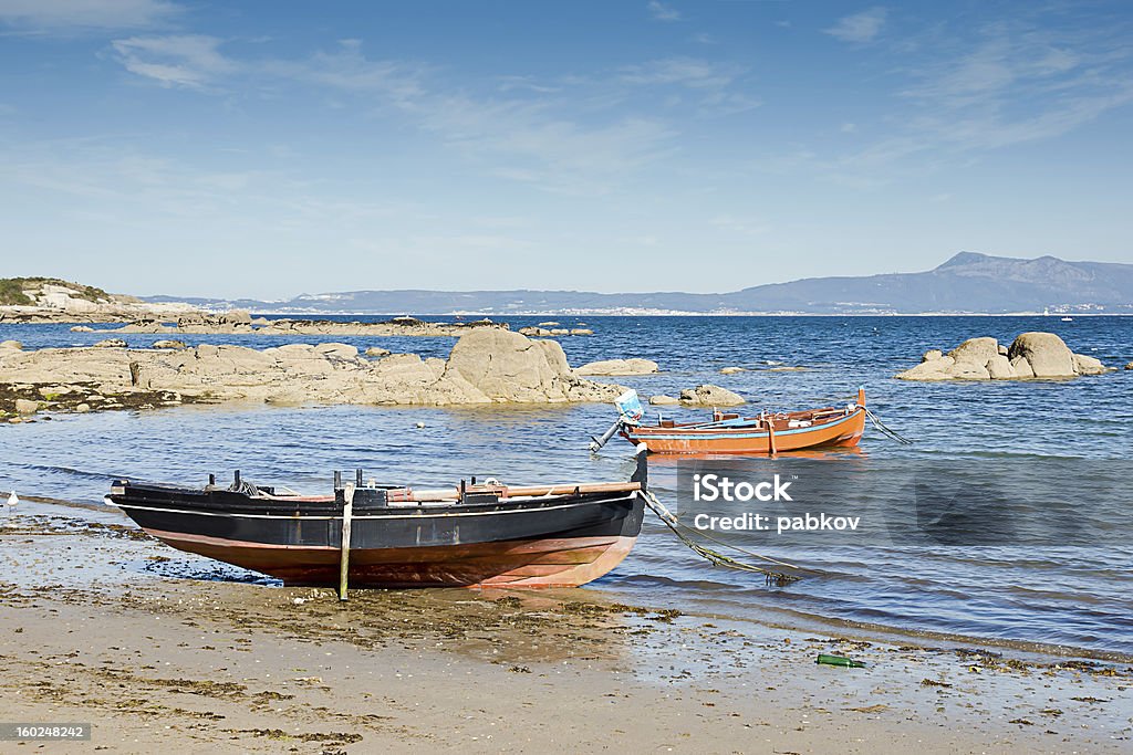 Лодки в O Grove, Понтеведра - Стоковые фото Галисия роялти-фри