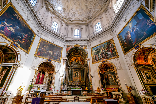 The Chiesa di San Moise is a Baroque style, Roman Catholic church in Venice, northern Italy.