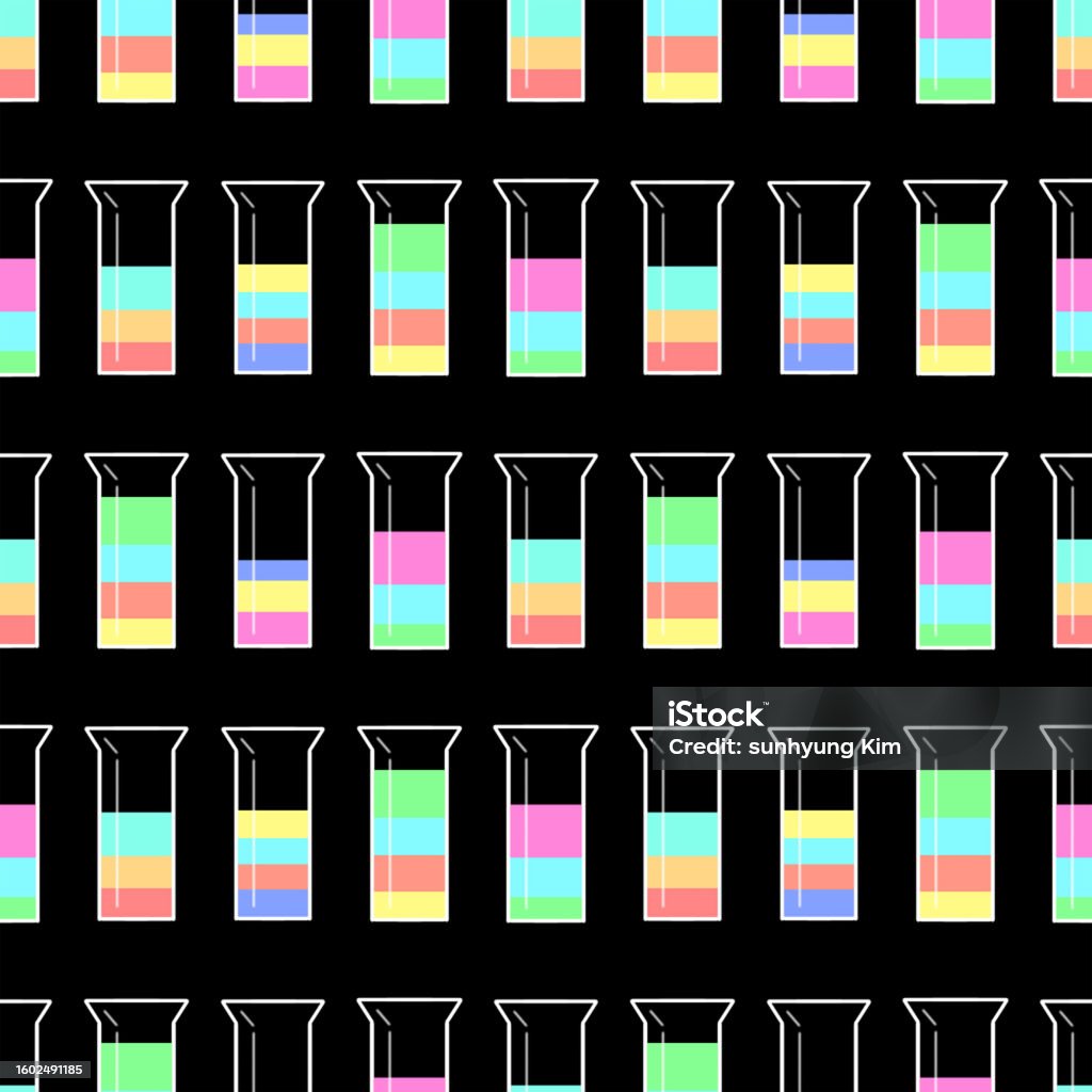 Beaker Seamless Pattern Stock Illustration - Download Image Now ...