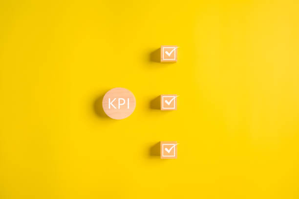 istock KPI, Key performance indicator, Businessman holding wooden cube with KPI icon, Business analysis KPI chart, Business goals, Target achievement 1602502193