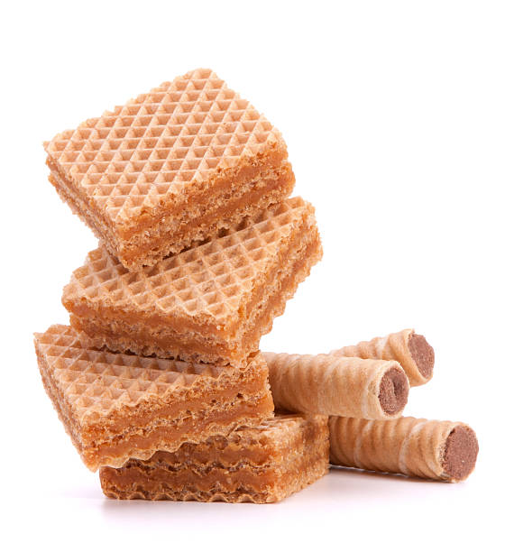 istock Wafers or honeycomb waffles 160250644