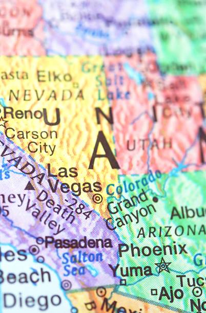 Las Vegas on the map