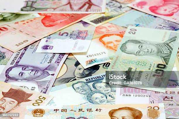 Photo libre de droit de Différentes Monnaies Asiatiques Bank banque d'images et plus d'images libres de droit de Monnaie des Philippines - Monnaie des Philippines, Affaires, Billet de banque