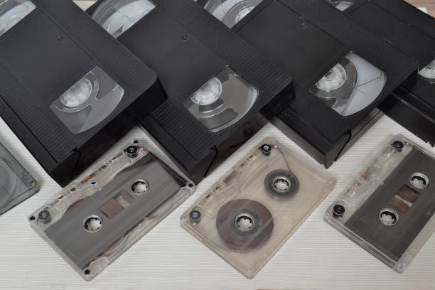 istock old video and audio cassettes on the table 1602593588