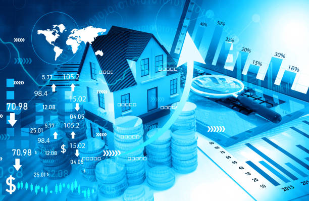 istock Real estate market, graph, up arrow 1602615073