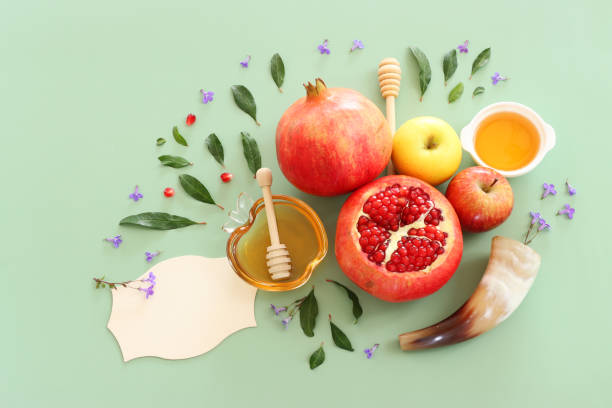 istock Rosh hashanah (jewish New Year holiday) concept. Traditional symbols 1602661459