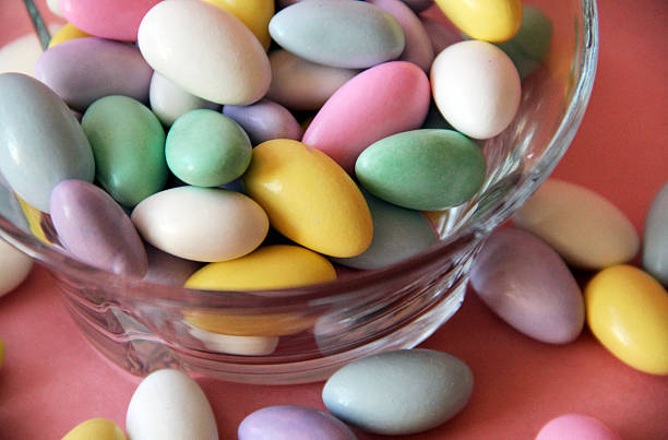 istock Close-Up of Pretty Pastel Jordan Almonds 160267712