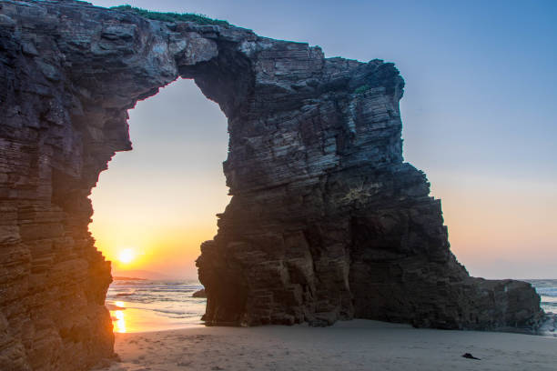 istock The cathedral Beach in Galicia, Spain 1602684543