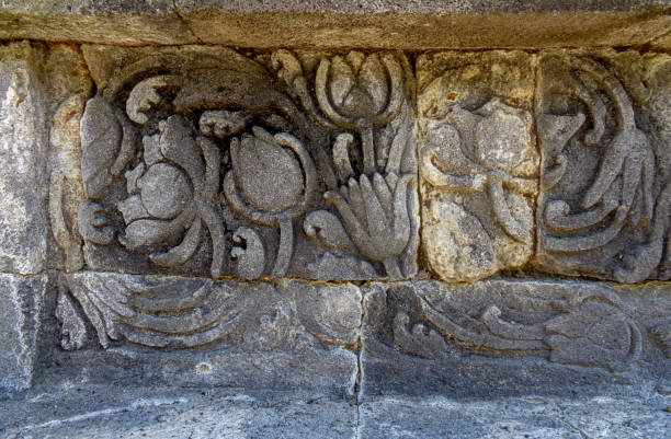 istock Beautiful bas-reliefs in Buddhist temples of Banyunibo 1602721882