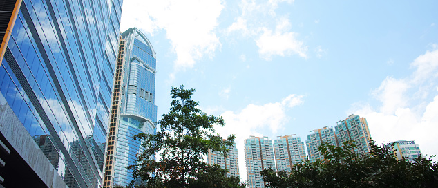 Residential building and Nina Tower in tsuen wan, hong kong- 07/22/2023 17:33:06 +0000