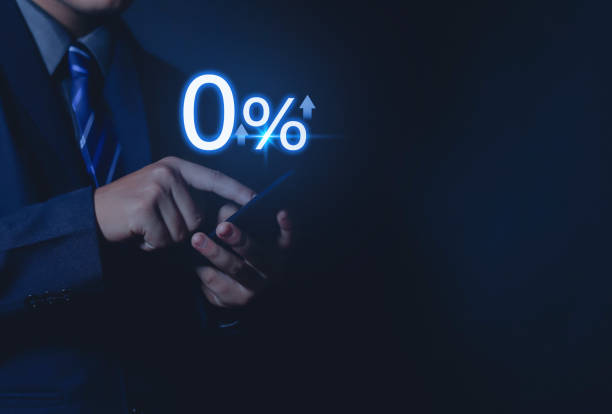 istock Businessman pointing at interest rates 1602783797