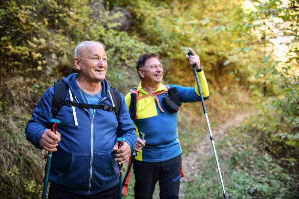 istock Two Hikers Looking At Surprisingly Beautiful Occurrence In Nature 1602862631