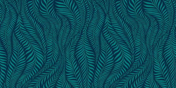 Seamless pattern with leaves. Abstract floral background. Vector illustration. Luxury seamless pattern with leaves. Abstract floral background. Vector illustration. tropical pattern stock illustrations