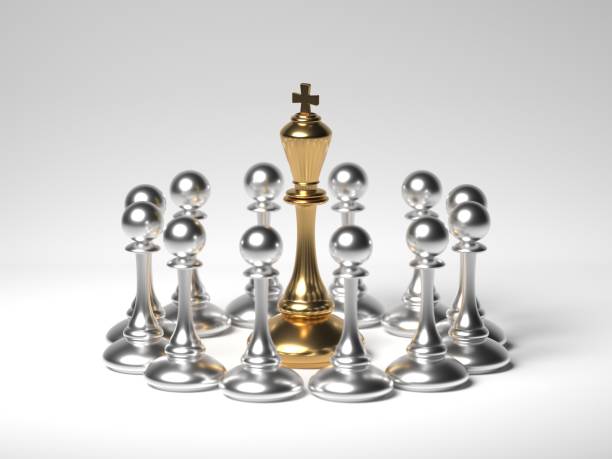 istock Chess king. Leader success concept. Business leader concept 1602890509